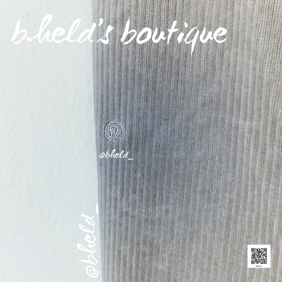 lululemon Scuba Mid-Rise Wide-Leg Pant *Velvet Cord in Riverstone Tan Size 4 NWT - Picture 13 of 16